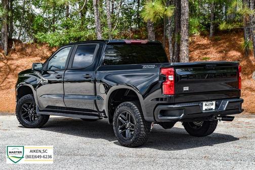 Black 2025 Chevrolet Silverado 1500 Custom Trail Boss