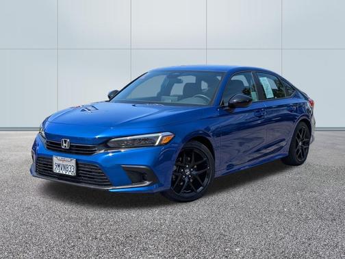 Aegean Blue Metallic 2024 Honda Civic Sport