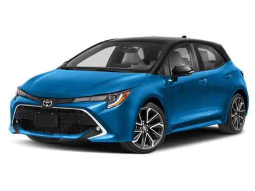 Blue Flame w/Midnight Black Roof 2020 Toyota Corolla XSE