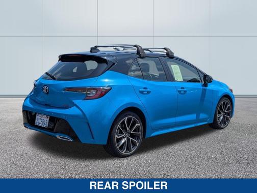 Blue Flame w/Midnight Black Roof 2020 Toyota Corolla XSE