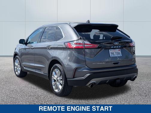 CARBONIZED GRAY 2023 Ford Edge Titanium