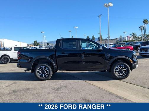 SHADOW BLACK 2026 Ford Ranger LARIAT