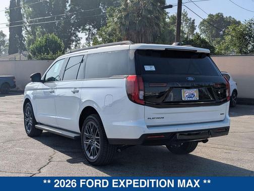 STAR WHITE METALLIC 2026 Ford Expedition Max Platinum
