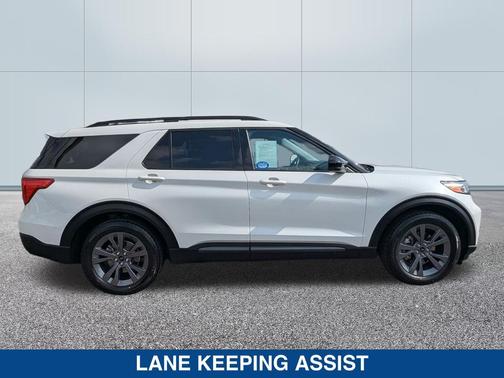 STAR WHITE MET TRI-COAT 2023 Ford Explorer XLT