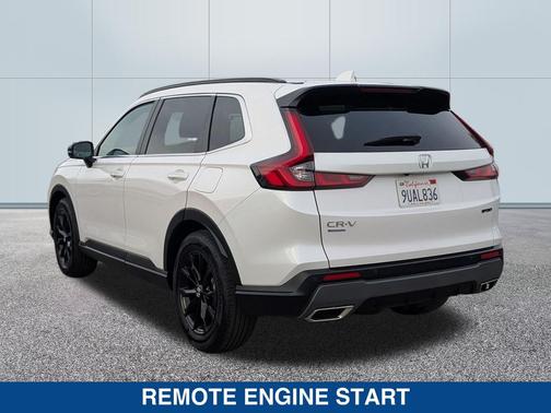 Platinum White Pearl 2025 Honda CR-V Hybrid Sport FWD
