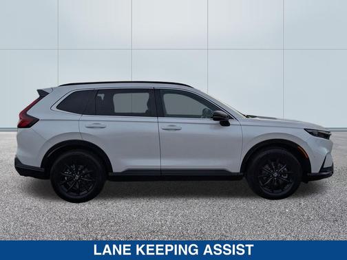Platinum White Pearl 2025 Honda CR-V Hybrid Sport FWD