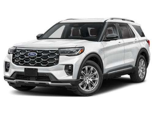 Space White Metallic 2026 Ford Explorer Platinum