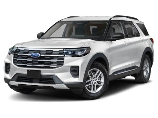SPACE WHITE METALLIC 2025 Ford Explorer Active
