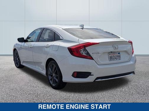 Platinum White Pearl 2020 Honda Civic EX