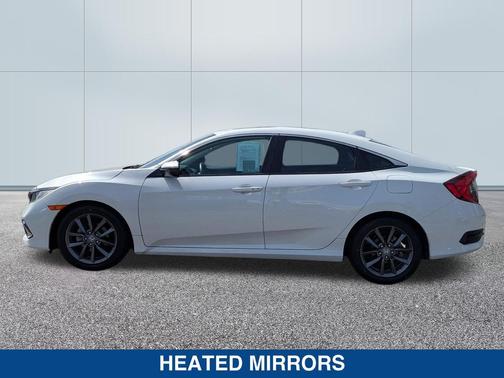 Platinum White Pearl 2020 Honda Civic EX