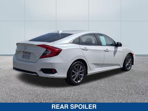 Platinum White Pearl 2020 Honda Civic EX