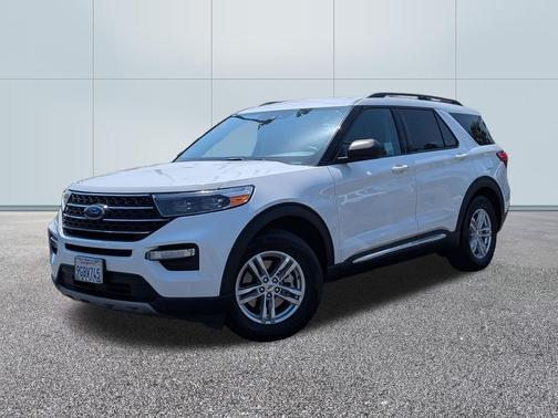 OXFORD WHITE 2023 Ford Explorer XLT