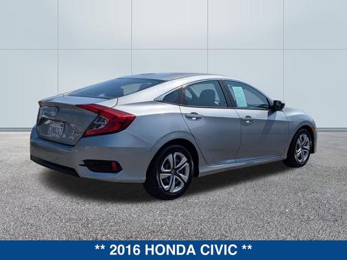 Lunar Silver Metallic 2016 Honda Civic LX