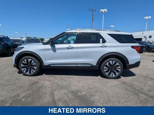 Space White Metallic 2026 Ford Explorer Platinum