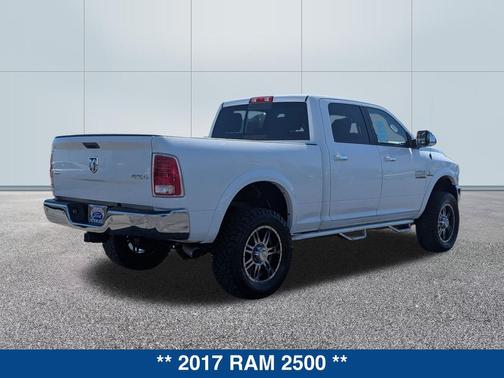 Bright White Clearcoat 2017 RAM 2500 Laramie Crew Cab 4x4 6'4' Box