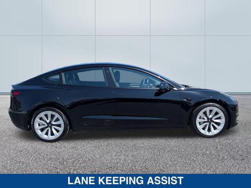 Solid Black 2022 Tesla Model 3 Long Range