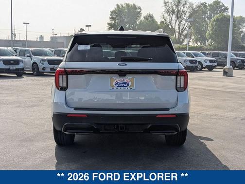 SPACE WHITE METALLIC 2026 Ford Explorer ST Line