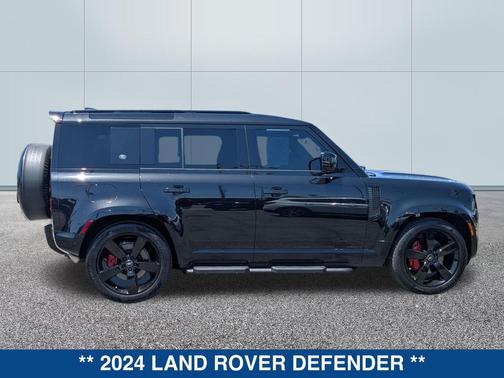 Santorini Black Metallic 2024 Land Rover Defender 110 P400 X-Dynamic SE