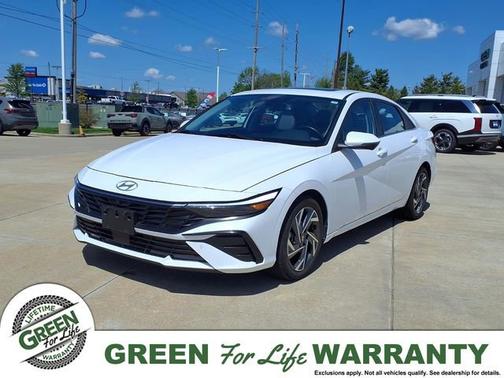 White 2024 Hyundai ELANTRA Limited