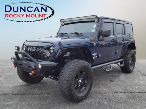True Blue Pearlcoat 2012 Jeep Wrangler Unlimited Freedom Edition