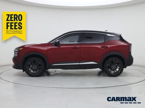 Red 2025 Nissan Kicks SR