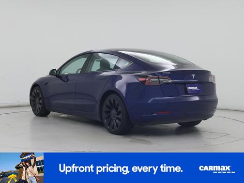 Blue 2023 Tesla Model 3 Performance