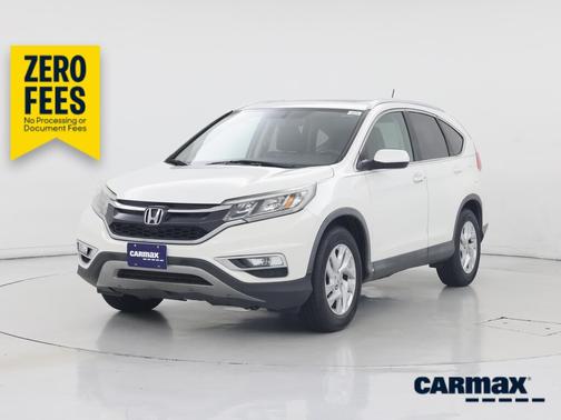 White 2015 Honda CR-V EX-L