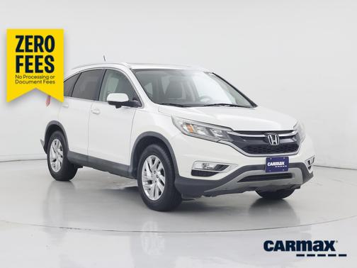 White 2015 Honda CR-V EX-L