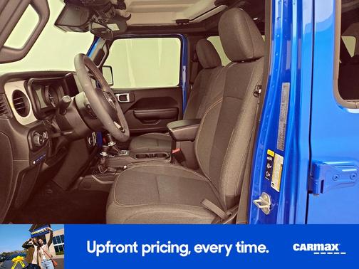 Blue 2024 Jeep Wrangler 4xe Sport S