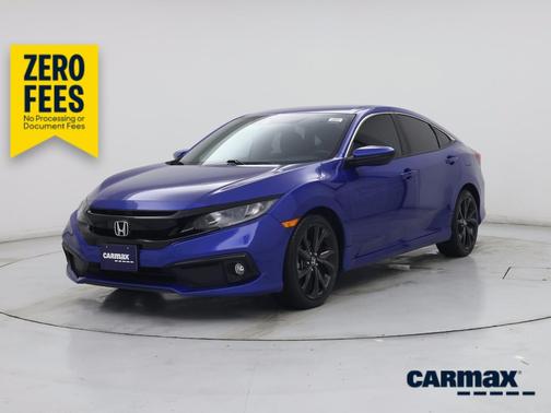 Blue 2020 Honda Civic Sport