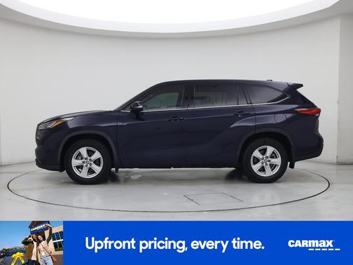 Blue 2020 Toyota Highlander LE