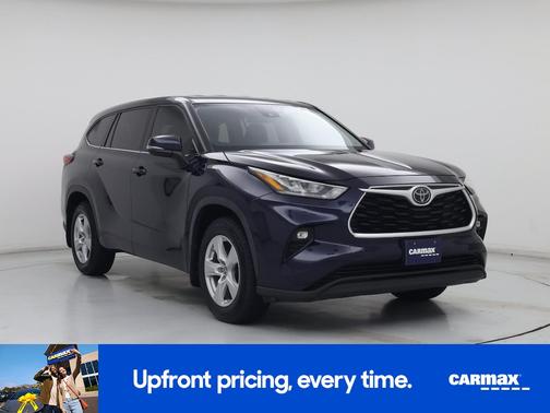 Blue 2020 Toyota Highlander LE