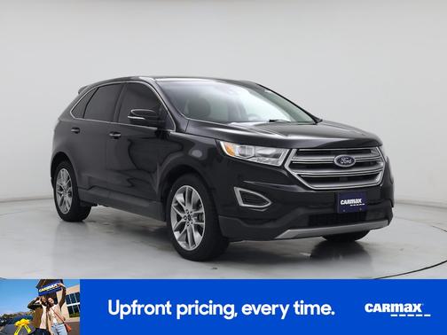Black 2018 Ford Edge Titanium