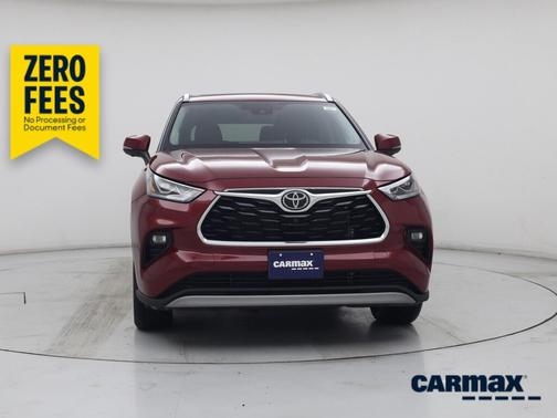 Red 2026 Toyota Highlander Platinum