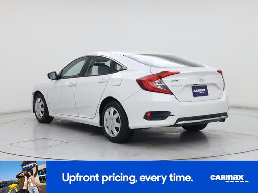 White 2020 Honda Civic LX