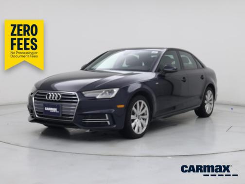 Black 2018 Audi A4 Premium