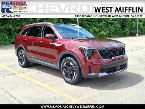 Dawning Red 2024 Kia Sorento S AWD
