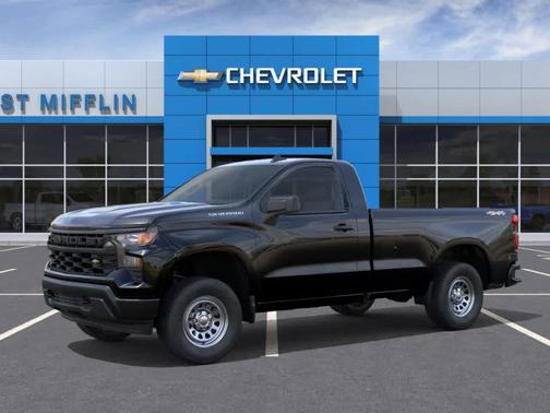 Black 2026 Chevrolet Silverado 1500 WT
