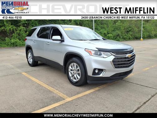 Silver Ice Metallic 2021 Chevrolet Traverse AWD 4dr LT Leather