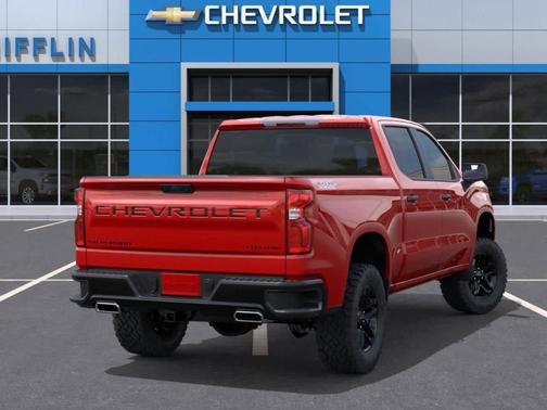 Red 2026 Chevrolet Silverado 1500 Custom Trail Boss