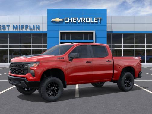 Red 2026 Chevrolet Silverado 1500 Custom Trail Boss
