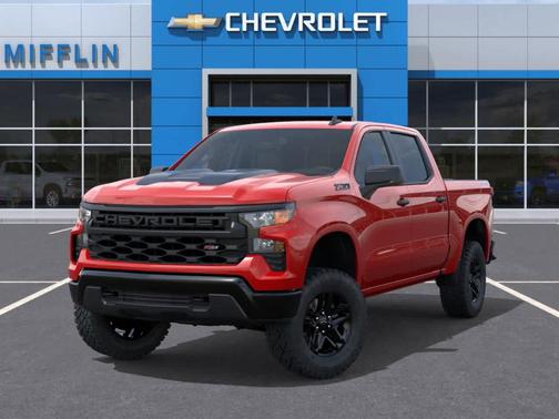 Red 2026 Chevrolet Silverado 1500 Custom Trail Boss