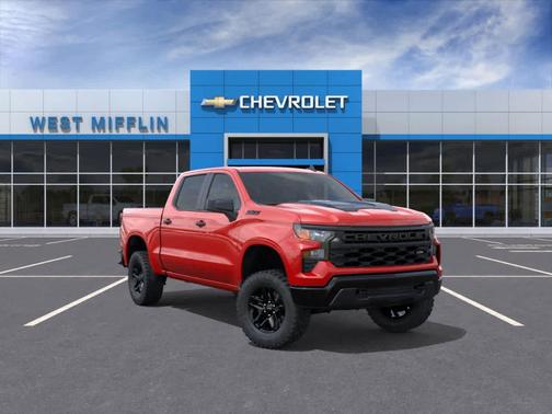 Red 2026 Chevrolet Silverado 1500 Custom Trail Boss