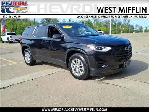 Mosaic Black Metallic 2020 Chevrolet Traverse AWD 4dr LS w/1LS