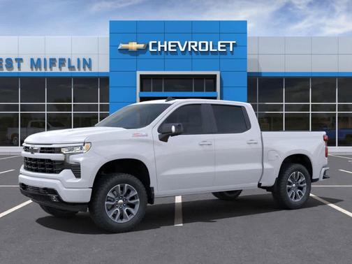Summit White 2025 Chevrolet Silverado 1500 RST
