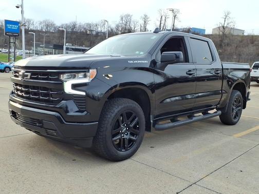 Black 2026 Chevrolet Silverado 1500 4WD Crew Cab 147" RST