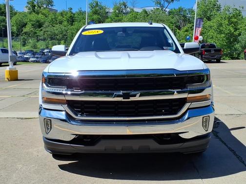 Summit White 2018 Chevrolet Silverado 1500 4WD Double Cab 143.5" LT w/1LT