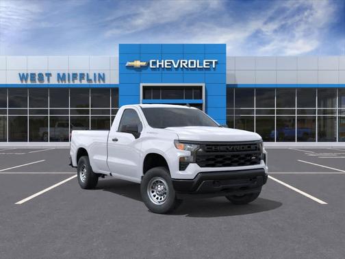 Summit White 2026 Chevrolet Silverado 1500 WT