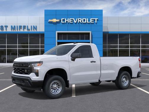 Summit White 2026 Chevrolet Silverado 1500 WT