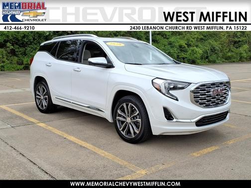 White Frost Tricoat 2020 GMC Terrain AWD 4dr Denali